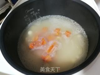 南瓜莲子二米粥的做法步骤：4