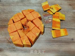 南瓜莲子二米粥的做法步骤：3