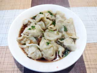 酸汤香菇娃娃菜猪肉水饺的做法步骤：12