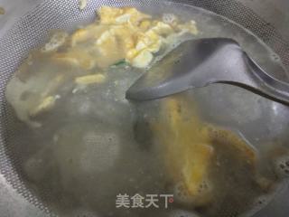 油菜鸡蛋汤的做法步骤：3