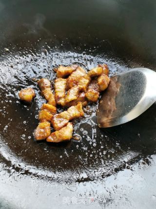 五花肉烧毛豆的做法步骤：6
