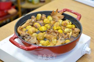 老母鸡炖栗子的做法步骤：11