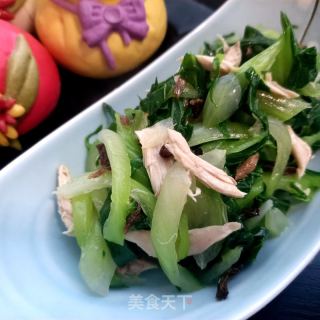 油菜拌王鸽的做法步骤：12