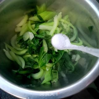 油菜拌王鸽的做法步骤：9