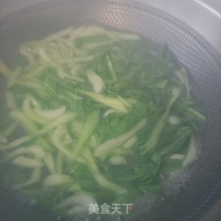 油菜拌王鸽的做法步骤：8