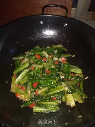 清炒莴苣叶的做法步骤：4