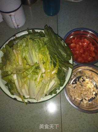 清炒莴苣叶的做法步骤：2