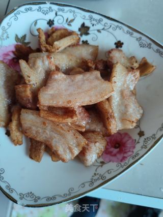 五花肉焖花菜的做法步骤：4
