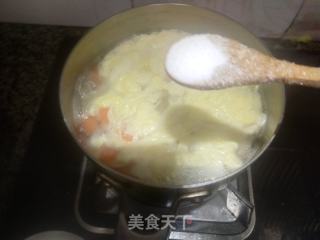 山药虾仁豆腐汤的做法步骤：8
