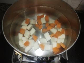 山药虾仁豆腐汤的做法步骤：5