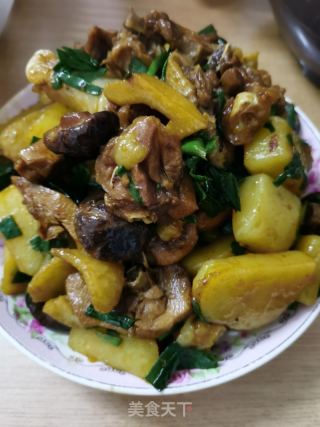 香菇土豆烧鸡肉的做法步骤：14