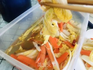 泡胡萝卜娃娃菜的做法步骤：10