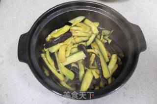 鱼香茄子煲的做法步骤：5