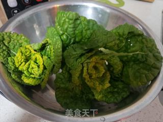 黄心菜炒白萝卜丝的做法步骤：1