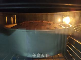 十寸葡萄干蔓越莓戚风蛋糕的做法步骤：29