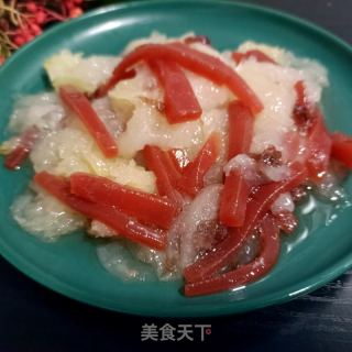 山楂糕拌银耳的做法步骤：12