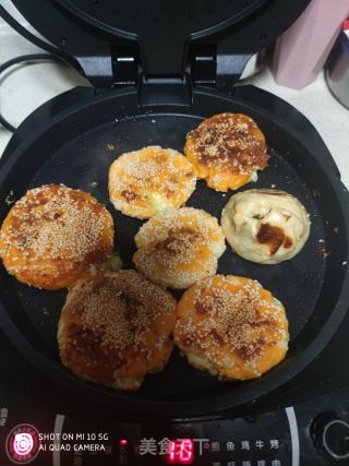 拉丝红薯芝士饼的做法步骤：8