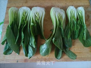 青菜肉丸的做法步骤：8