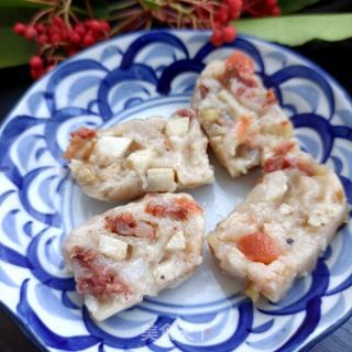 “腊味”煎辣肠芋头糕的做法步骤：26