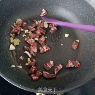 “腊味”煎辣肠芋头糕的做法步骤：10