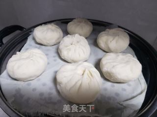 白萝卜油炸豆腐馅包子的做法步骤：11