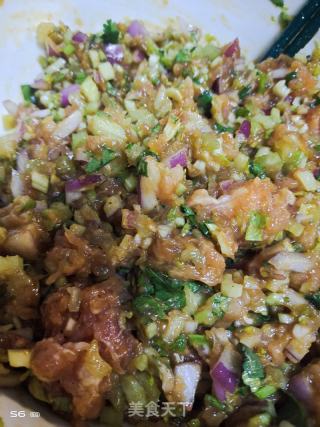 芹菜猪肉煎饺的做法步骤：6