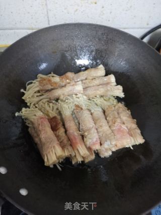 金针菇肥牛卷的做法步骤：5
