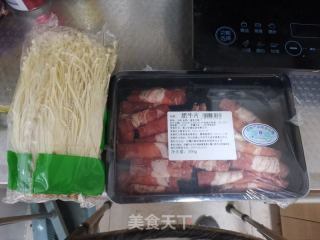 金针菇肥牛卷的做法步骤：1