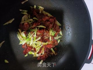 儿菜炒腊肠的做法步骤：5