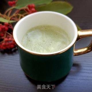 茼蒿芋头豆浆的做法步骤：12