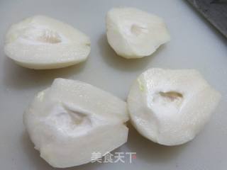 榨菜丝香干炒白佛手瓜的做法步骤：3