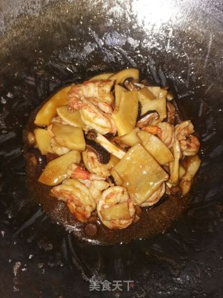 双冬炒红虾的做法步骤：8