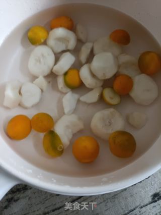 桂花荸荠金桔糖水的做法步骤：7