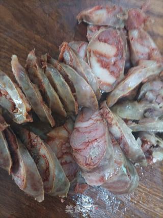 蒸麻辣香肠的做法步骤：5