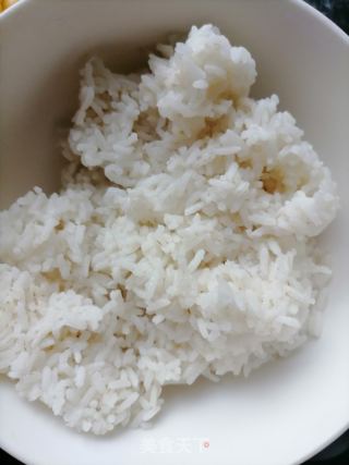 食蔬炒饭的做法步骤：2