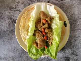 手抓饼卷黑椒牛肉的做法步骤：10