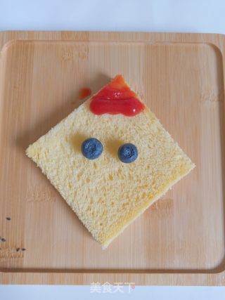 土司圣诞老人的做法步骤：2