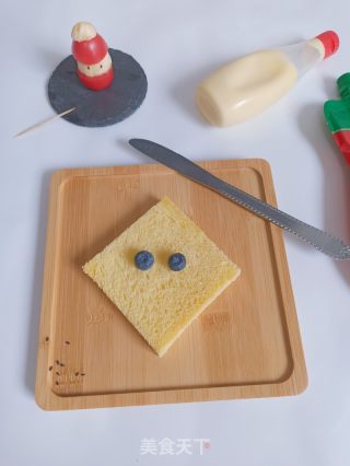 土司圣诞老人的做法步骤：1
