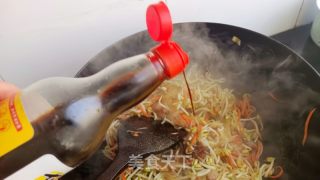 粉丝炒绿豆芽的做法步骤：9