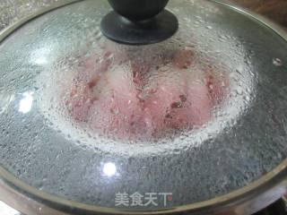 酱肉蒸莲藕的做法步骤：7