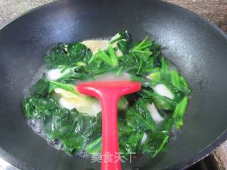 蛋饺菠菜年糕的做法步骤：7