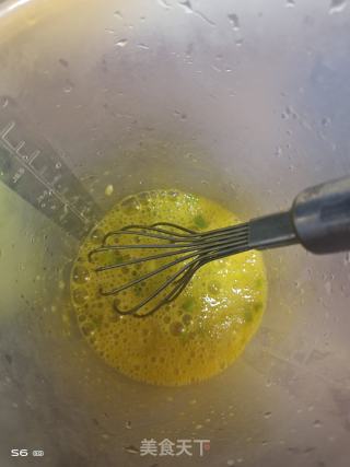 三分钟快速早餐-香葱鸡蛋饼的做法步骤：3