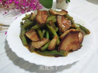 腊肉炖豆角的做法步骤：7