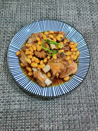 黄豆焖排骨的做法步骤：11