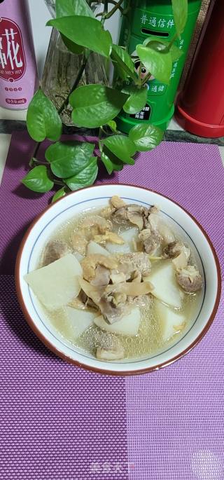 护心肉炖白萝卜的做法步骤：10