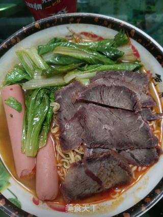 香辣白菜牛肉拉面的做法步骤：5