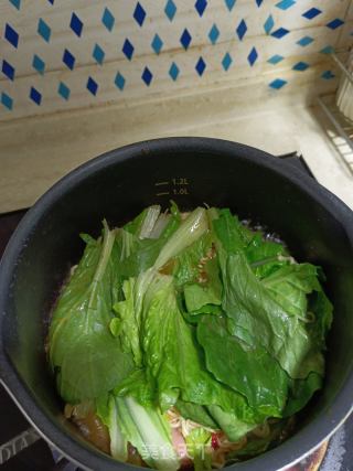香辣白菜牛肉拉面的做法步骤：4