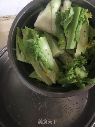 盐水迟菜心的做法步骤：4
