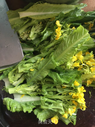 盐水迟菜心的做法步骤：3