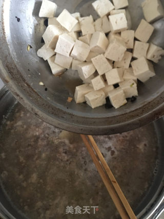 肉末豆腐青菜汤的做法步骤：7